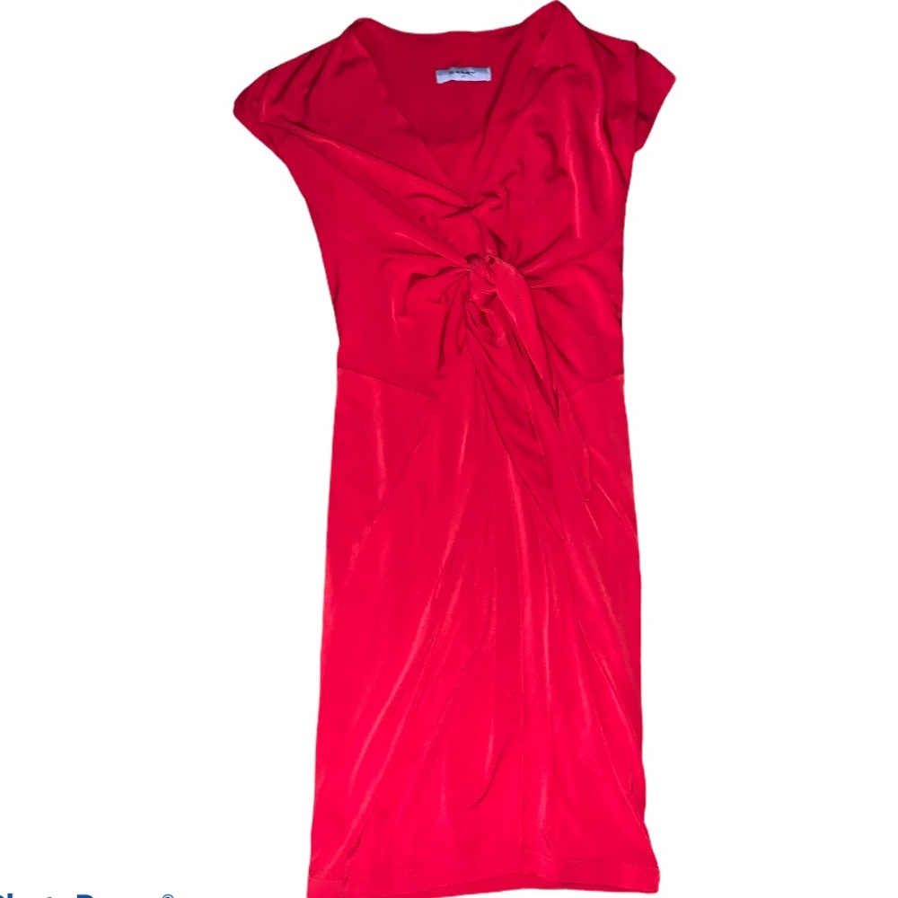 ⭐️HOST PICK⭐️ NWOT Bailey Red Front Tie Dress W/Pockets! Size SP - Picture 4 of 7